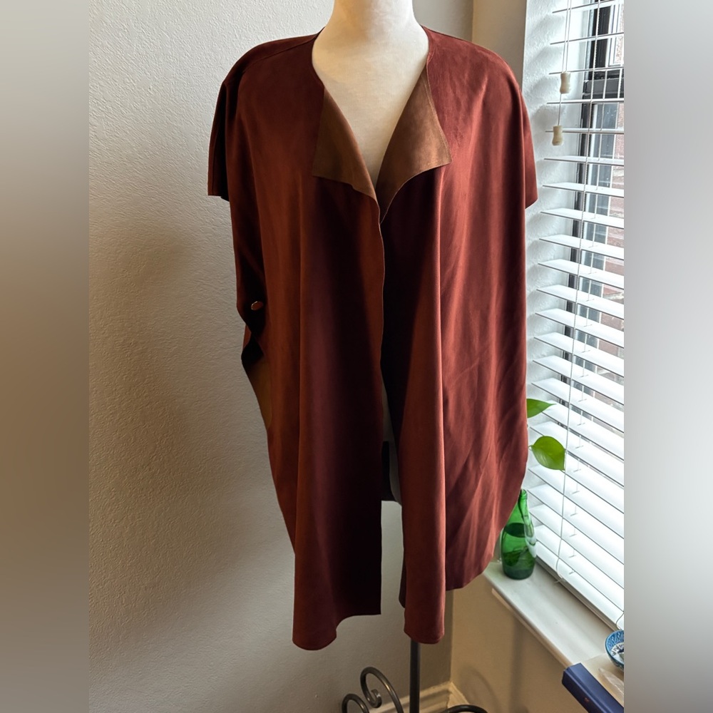 Chicos clasped poncho OS